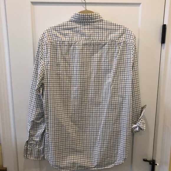 J. Crew White/Blue/Beige Button Down - Picture 3 of 3